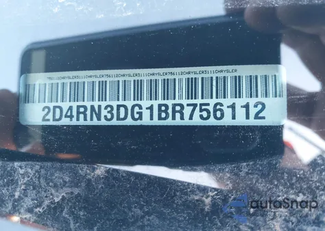 2011 Dodge Grand Caravan Mainstreet from USA, damaged, VIN 2D4RN3DG1BR756112